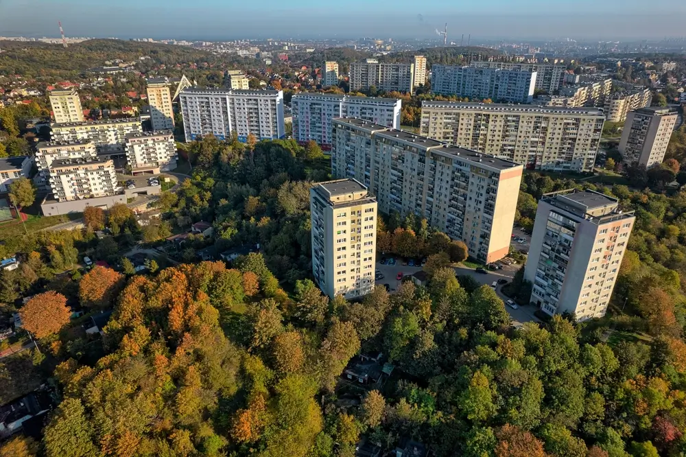 sídliště s dostatkem zeleně