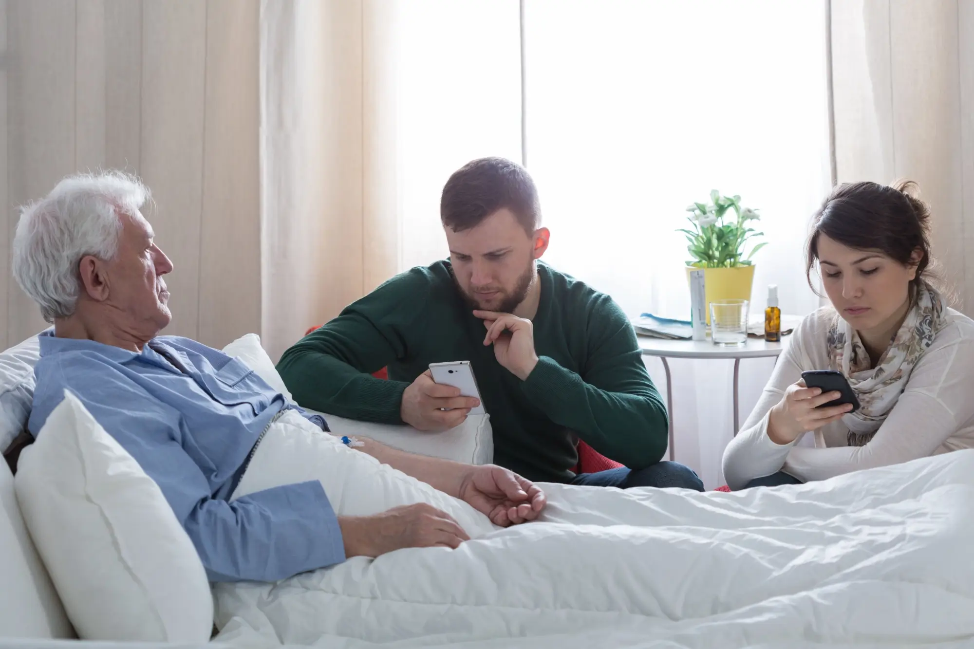 Potomci nevěnující pozornost svému rodiči