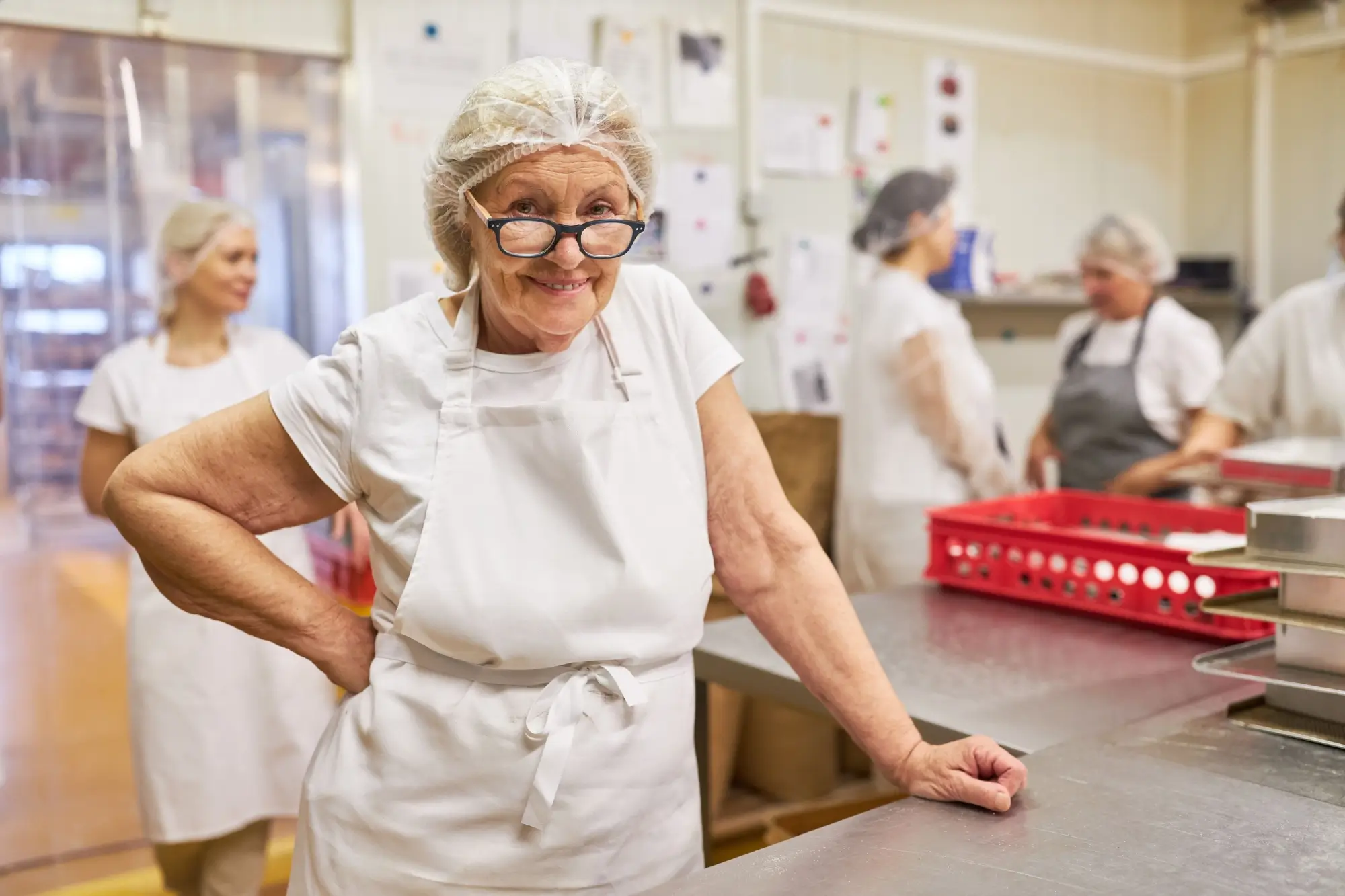 Důchodkyně v zaměstn&aacute;n&iacute;