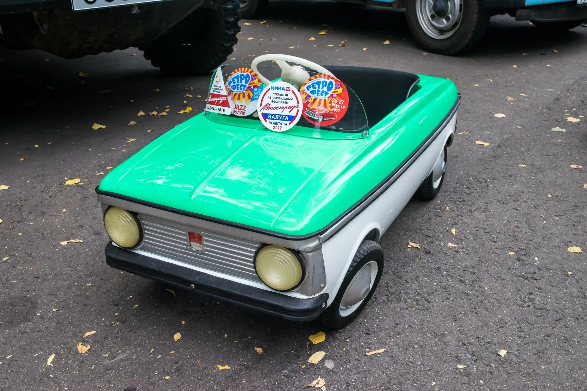 Šlapací Moskvič na výstavě