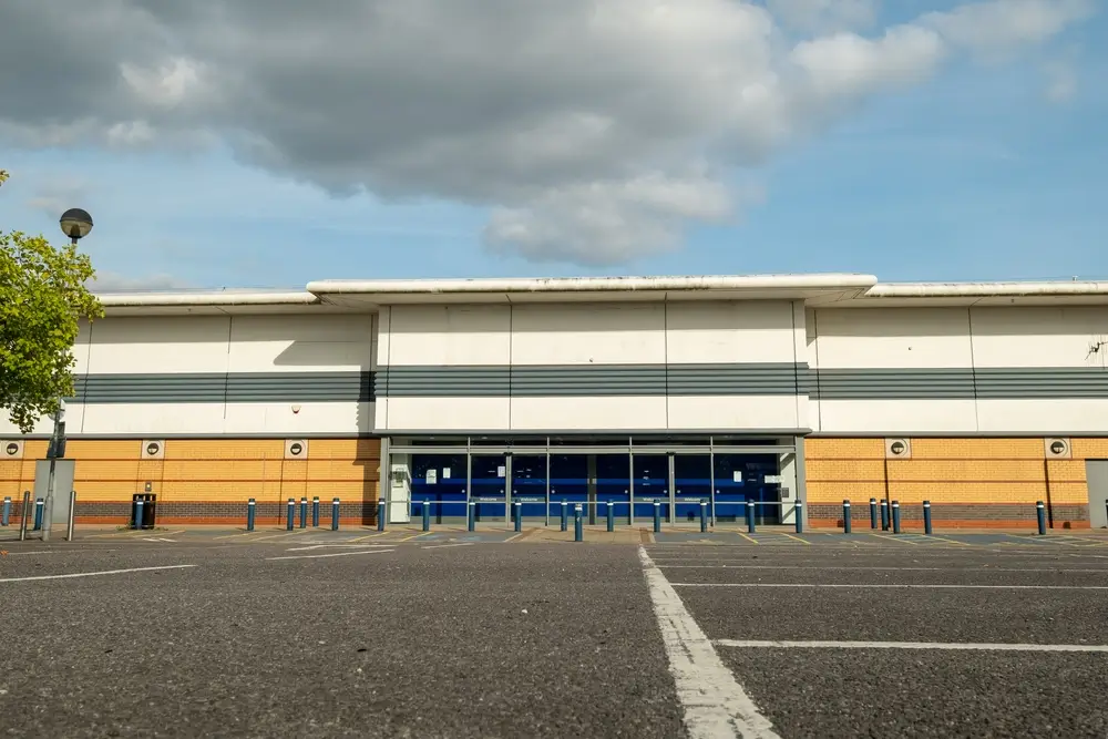 retail park ve výstavbě