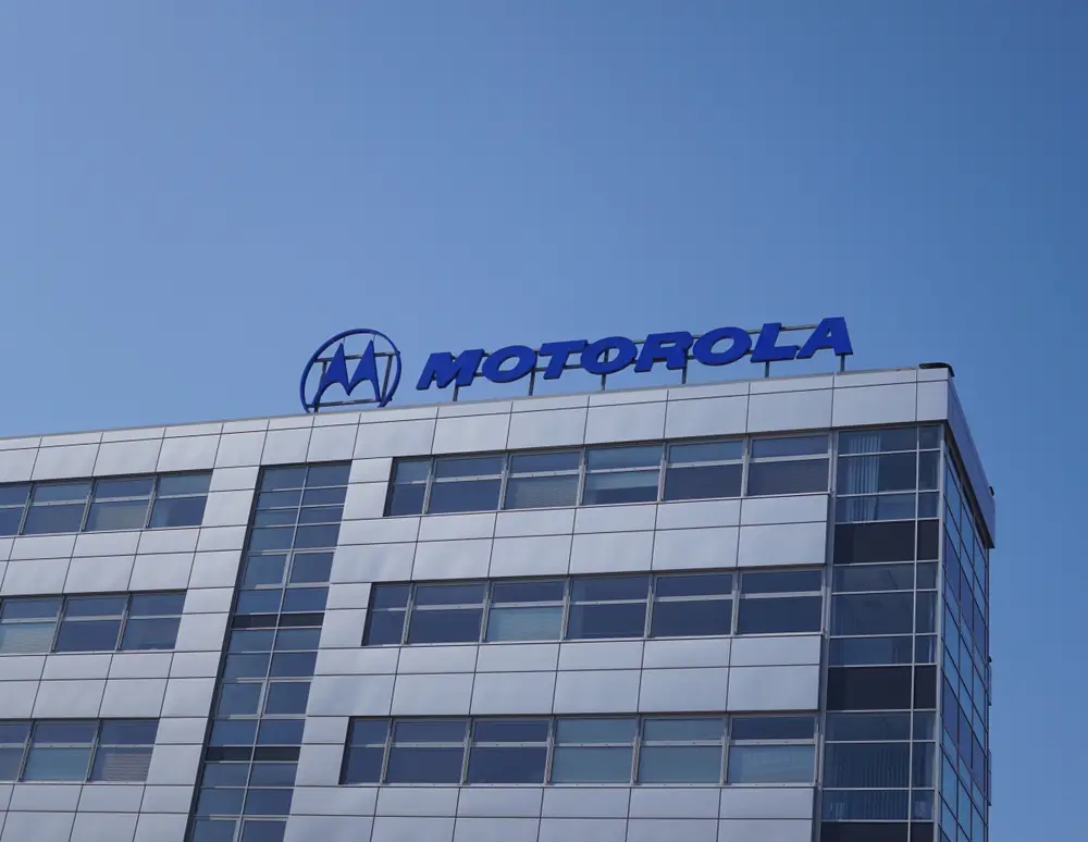 Budova firmy Motorola. 