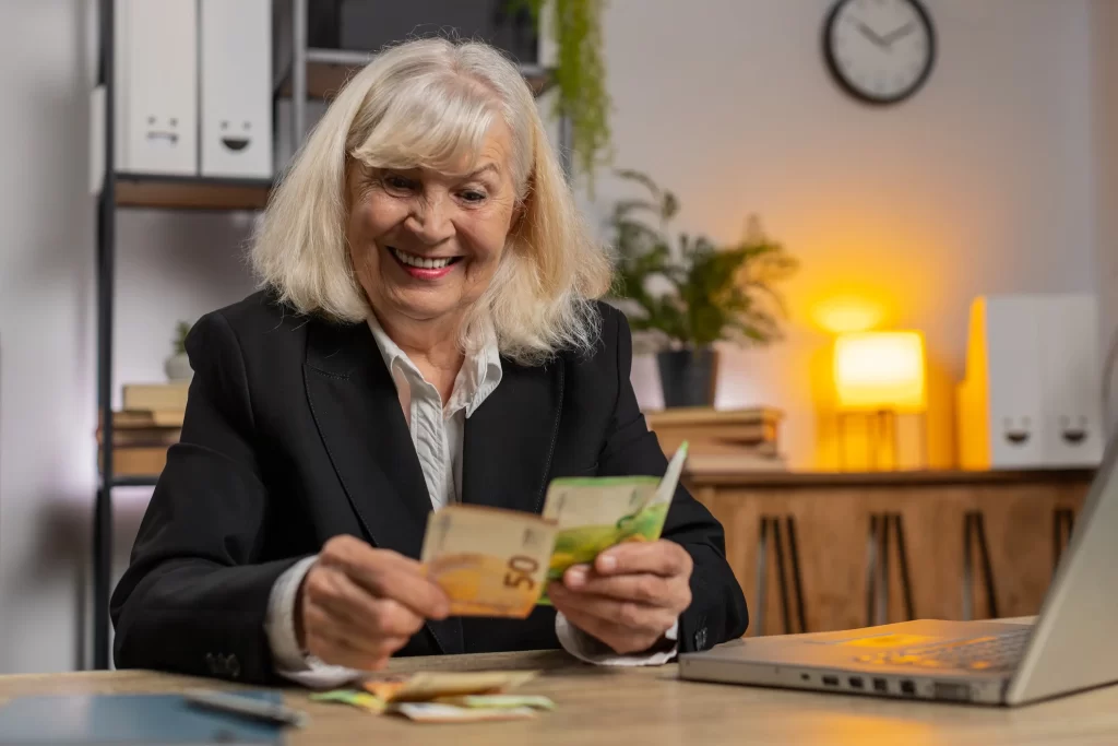 pan&iacute; poč&iacute;t&aacute; pen&iacute;ze