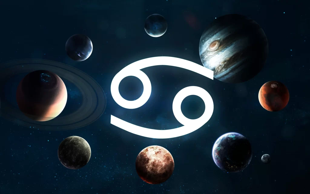 Znak znamení zvěrokruhu a planety.