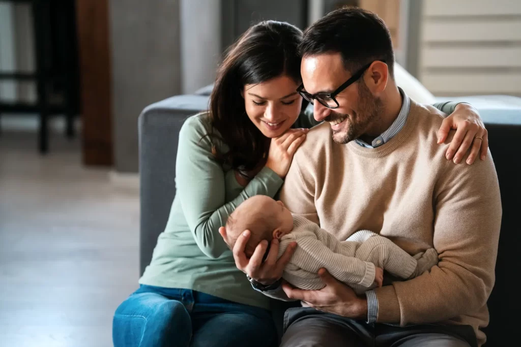 Rodina s d&iacute;tětem