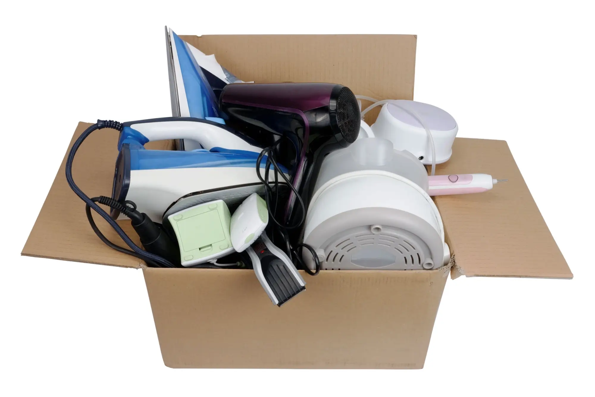 Krabice se spotřebiči