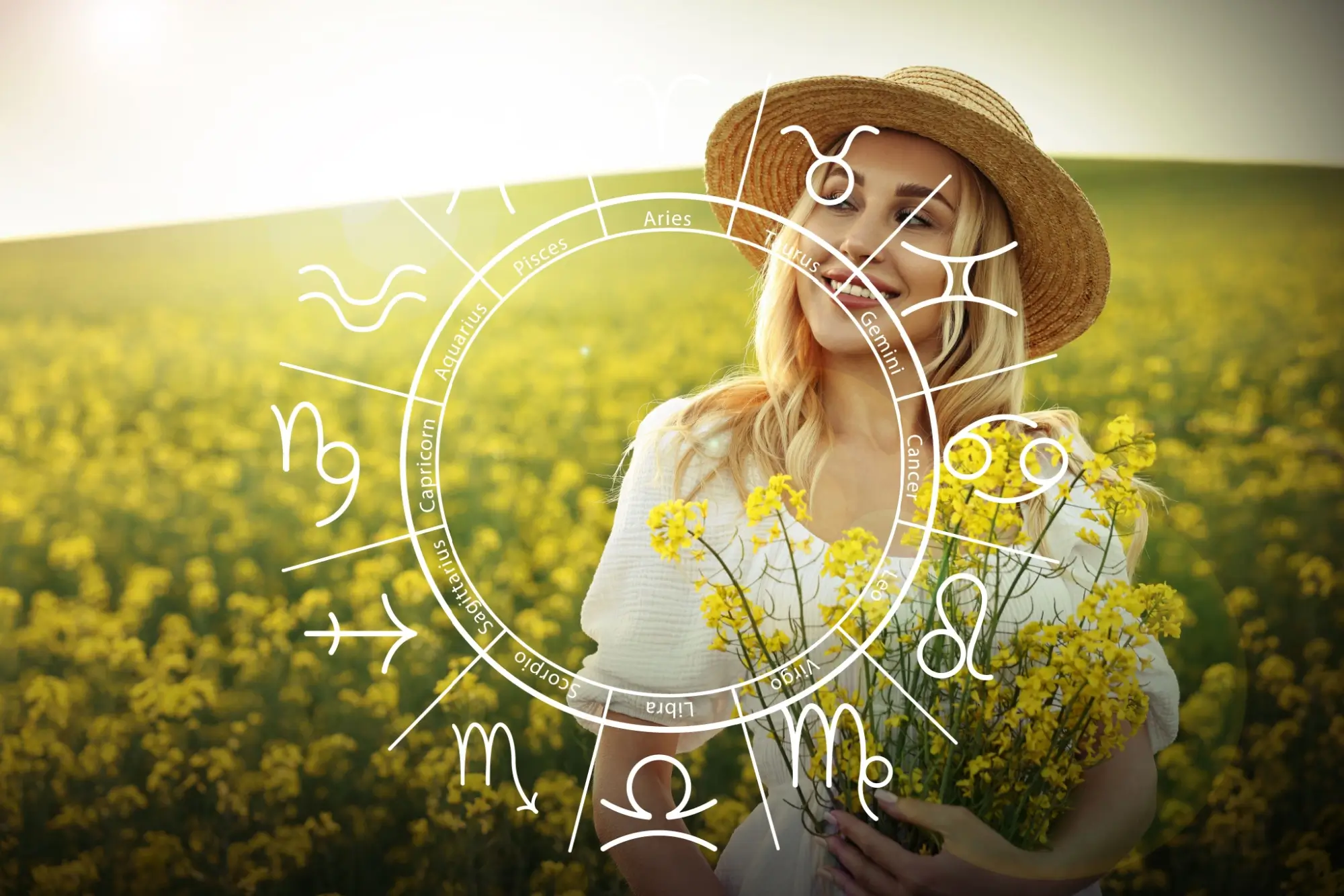 Mladá žena v obklopení <a href=