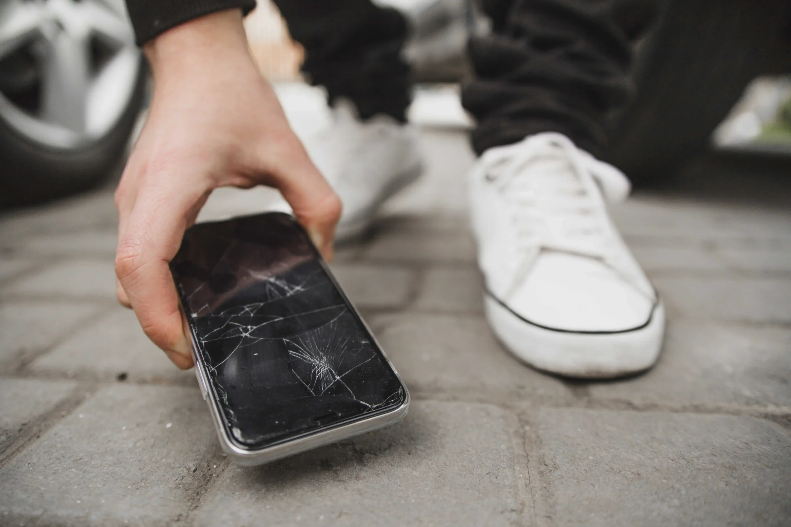 Rozbitý telefon
