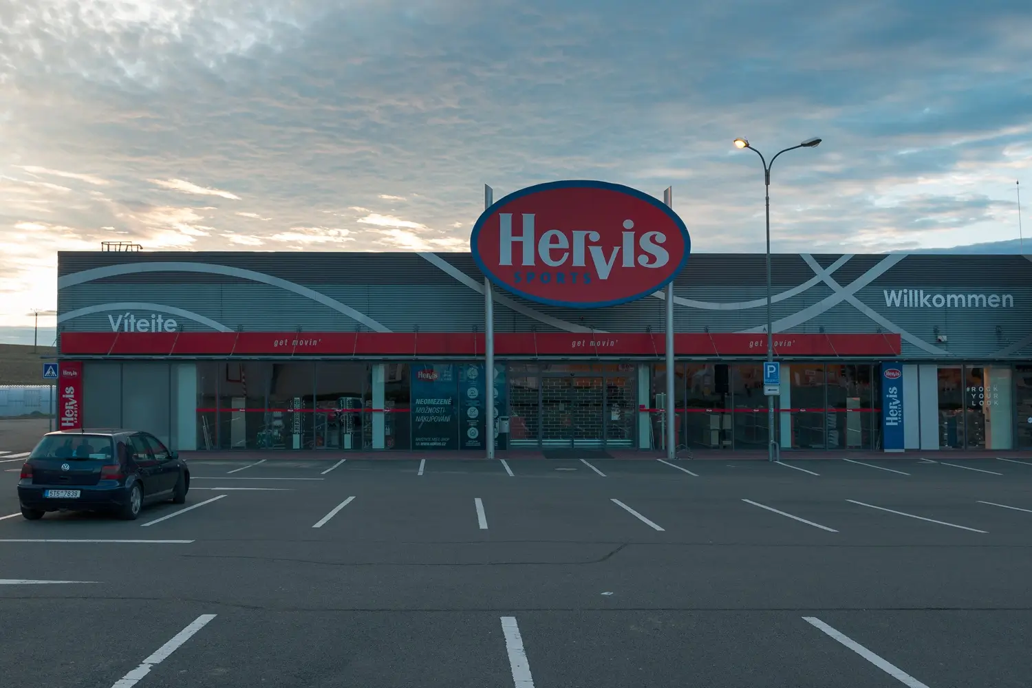 exteri&eacute;r prodejny Hervis