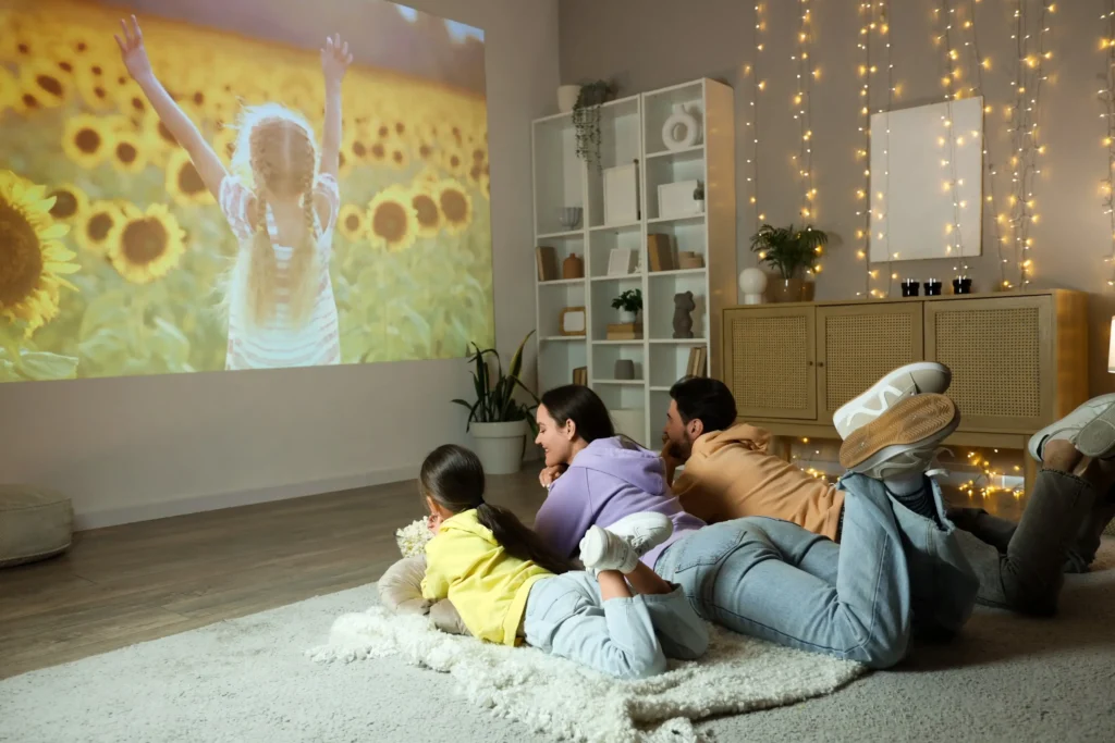 Sledov&aacute;n&iacute; projektoru.