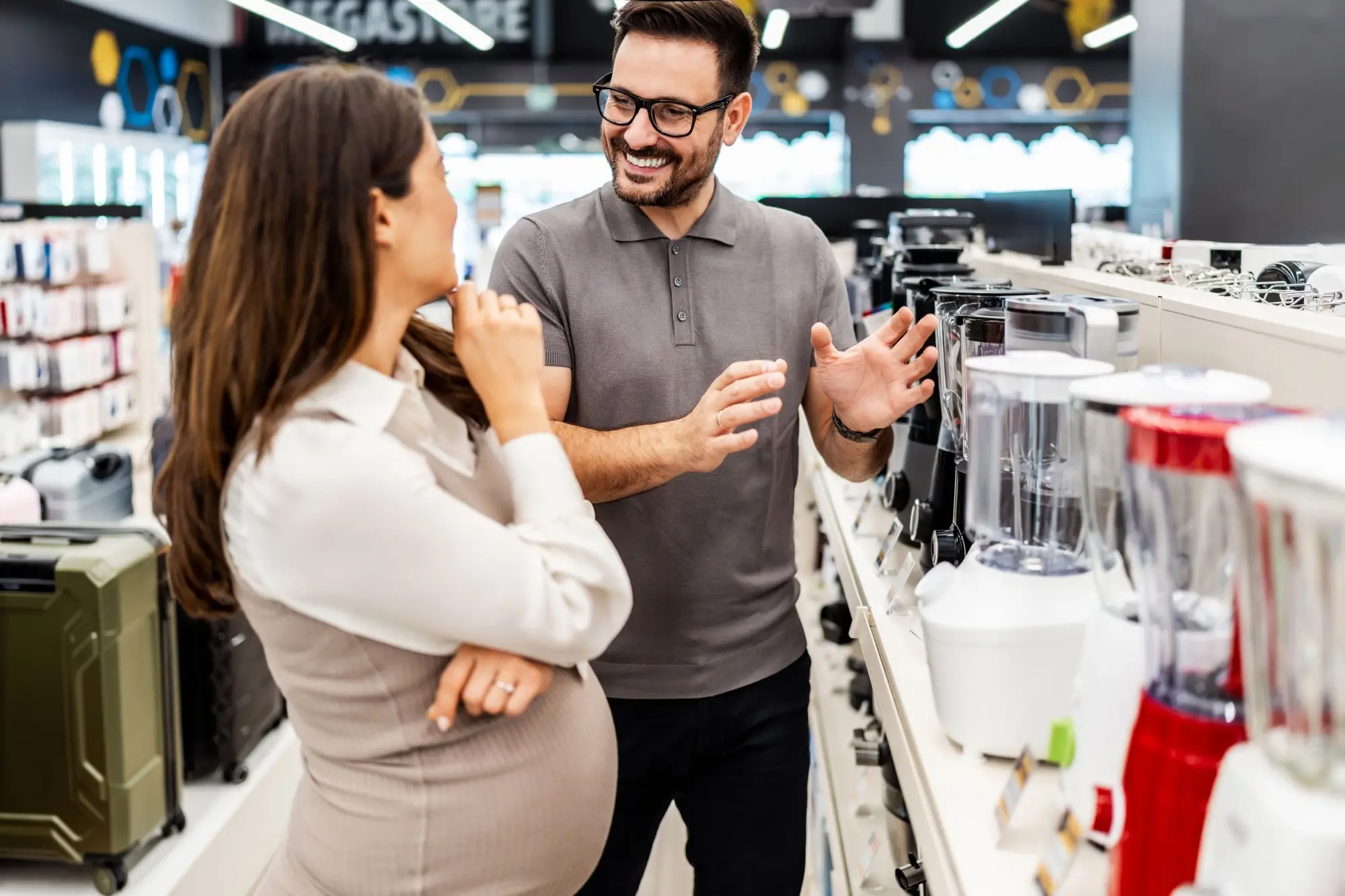 Také elektronika se těší obrovským slevám.