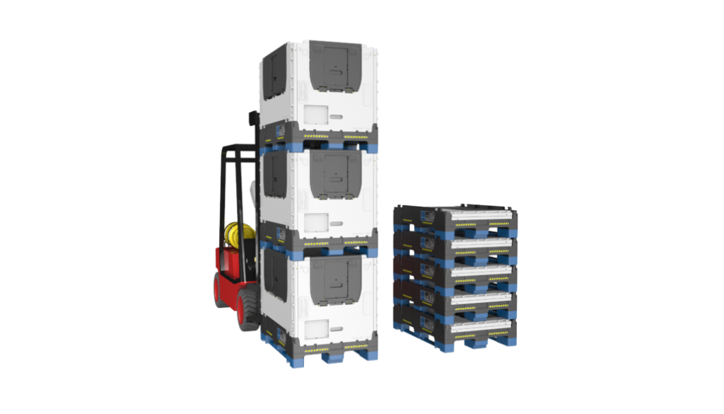 skládací plastové kontejnery Magnum Optimum 1208 STACK