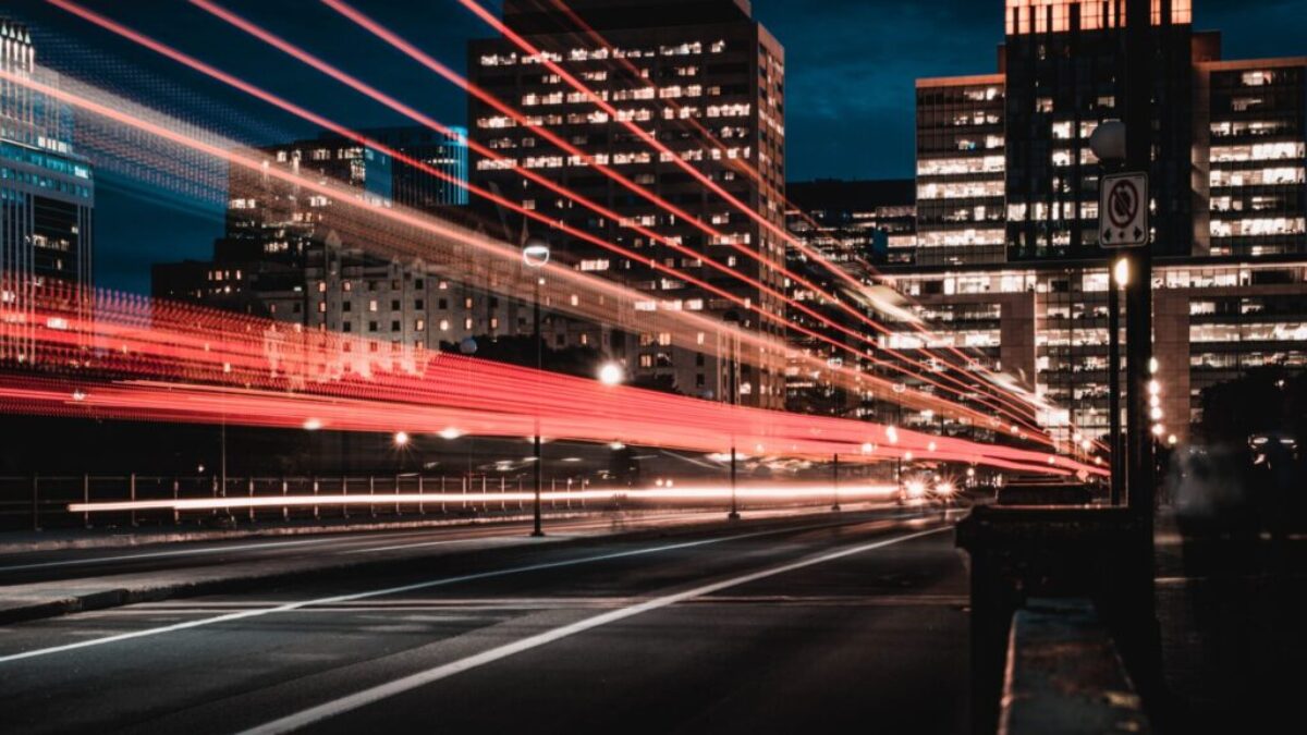 long exposure photography of road and cars
