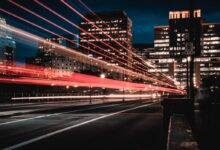 long exposure photography of road and cars