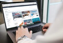 person using MacBook Pro