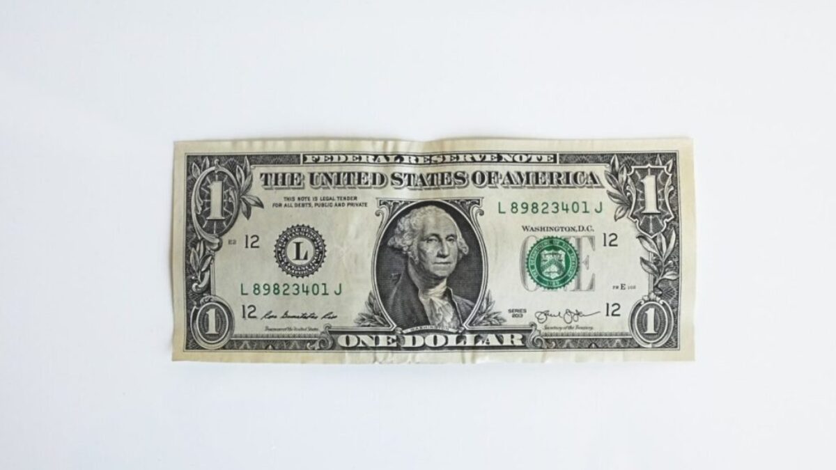 1 U.S. dollar banknote