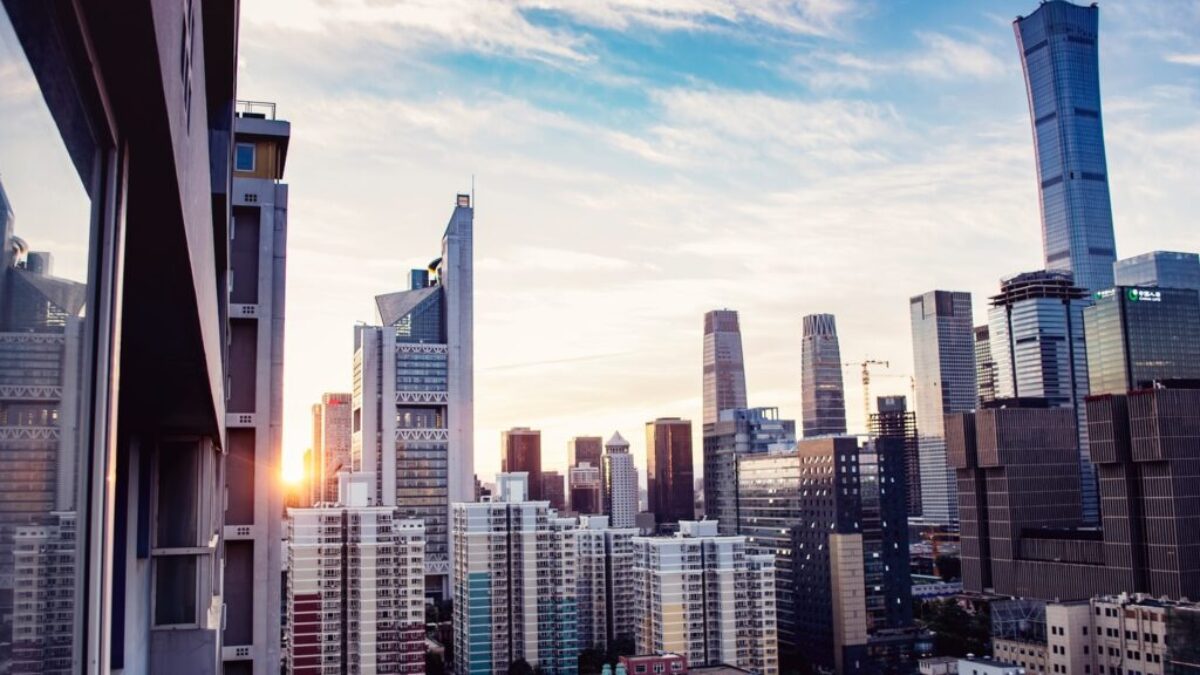 landscape photography of city buildings