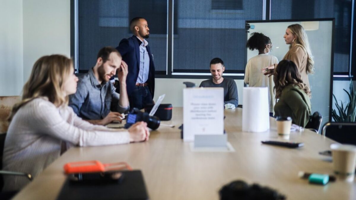 people sitting at the table