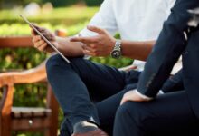 two people sitting during day