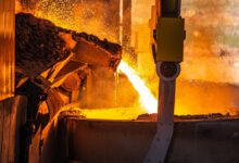 black and gray metal pipe