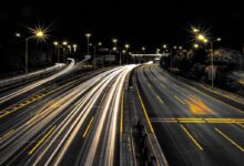 highway at night