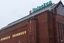 The Heineken Experience. Clock on the old Heineken brewery
