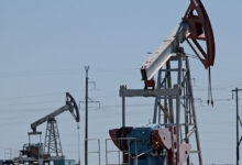 Oil pumps in southern Russia