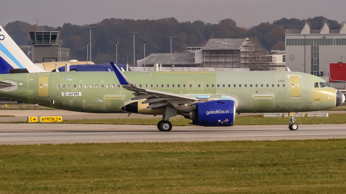 D-AVVM IndiGo Airbus A320-271N - msn 8527/VT-Ixx @ Airbus factory Hamburg