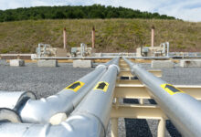 Shale gas pipes