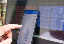 black android smartphone turned on screen
