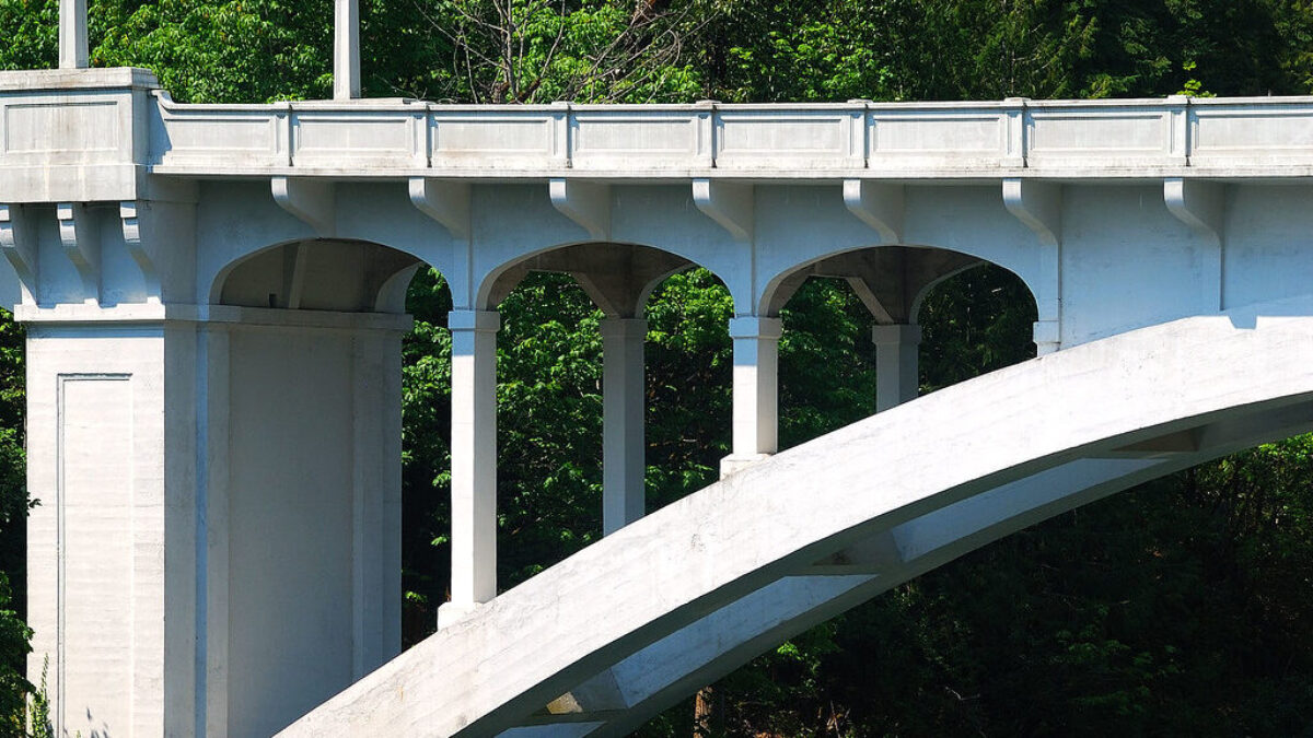 Arched bridge at Concrete, Wa 2009