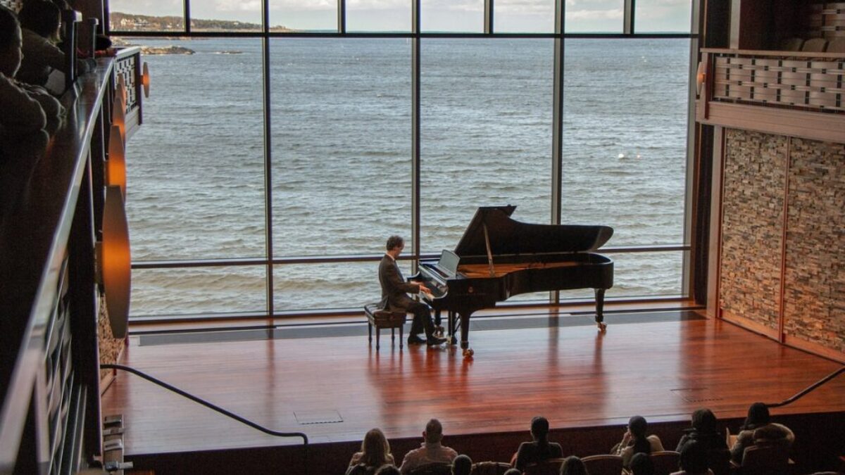 theater, piano, grand piano