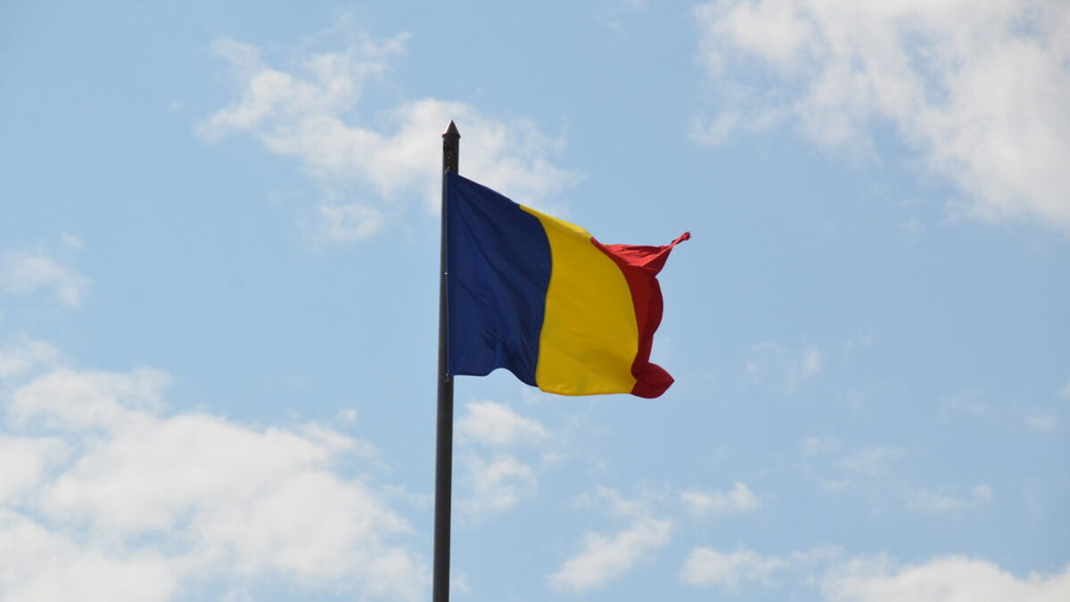 Romanian flag, fortress of Alba Iuila