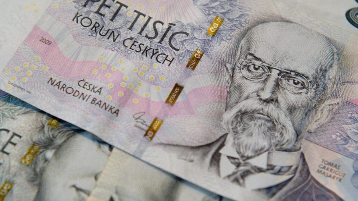 money, cash, czech crowns