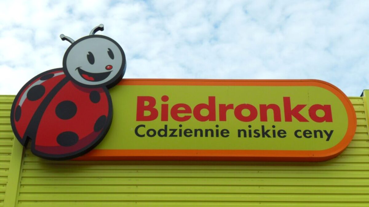 Obchod Biedronka.