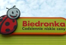 Obchod Biedronka.