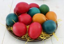 Red, Orange, and Green Printed Eggs Screenshot