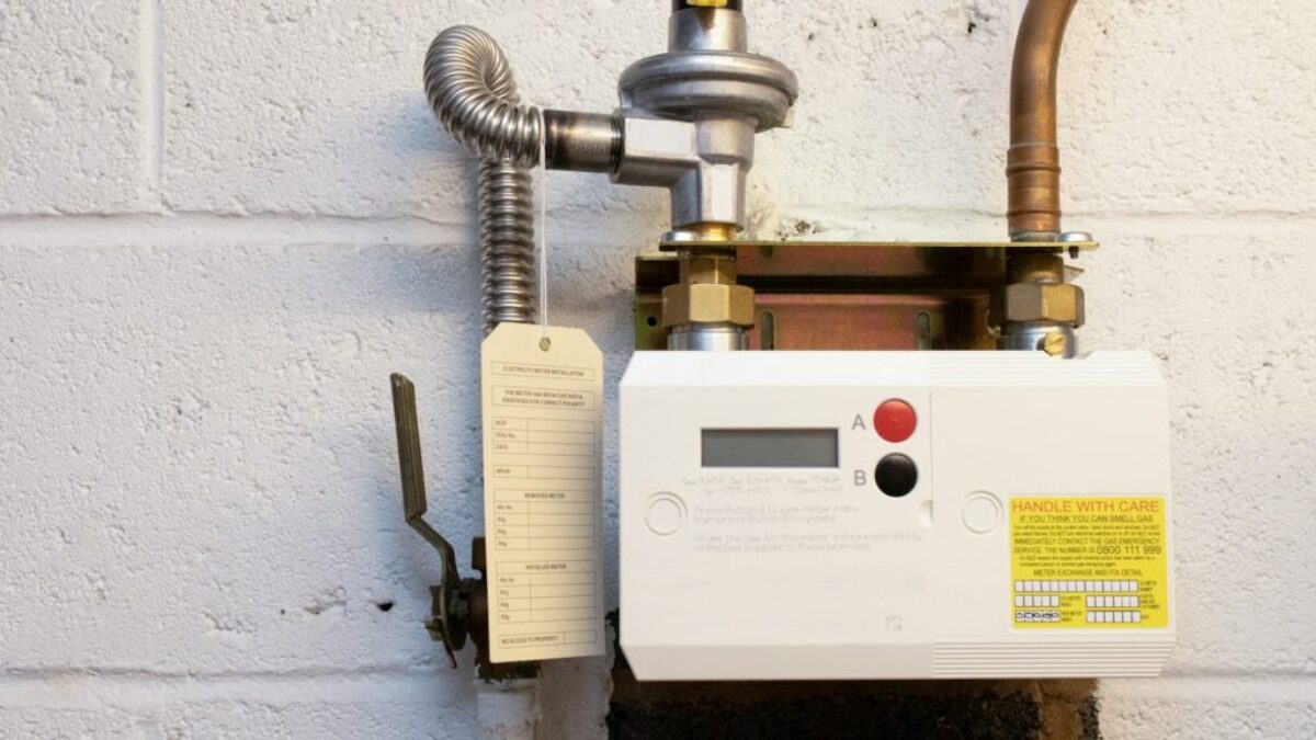 white and black water heater