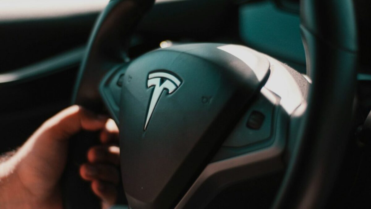 person holding black honda steering wheel