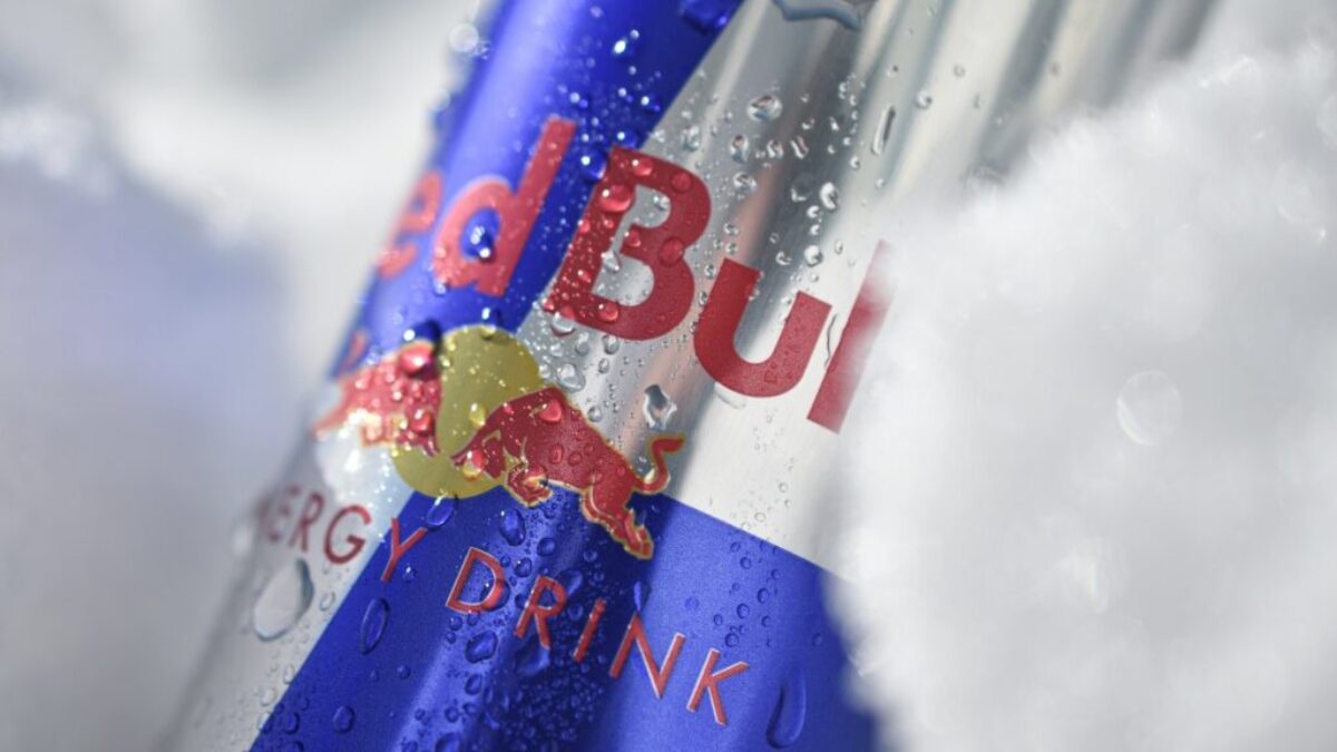 red bull energy drink can