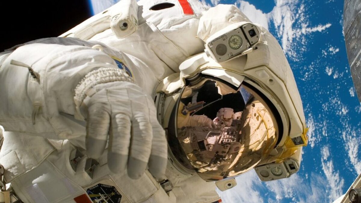 astronaut, space suit, space