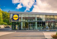 Supermarket Lidl zvenku