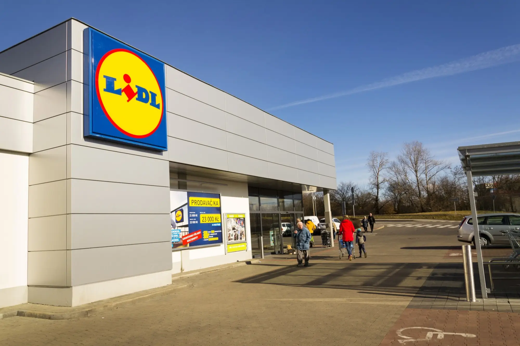 Obchod Lidl v Praze