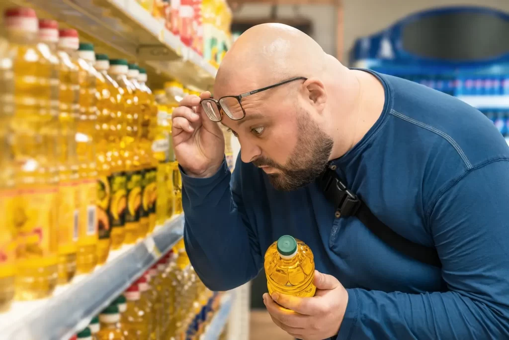 Nejspíš tak dojde i ke zdražení potravin - ByznysDeník Pán se diví cenovce v obchodě.