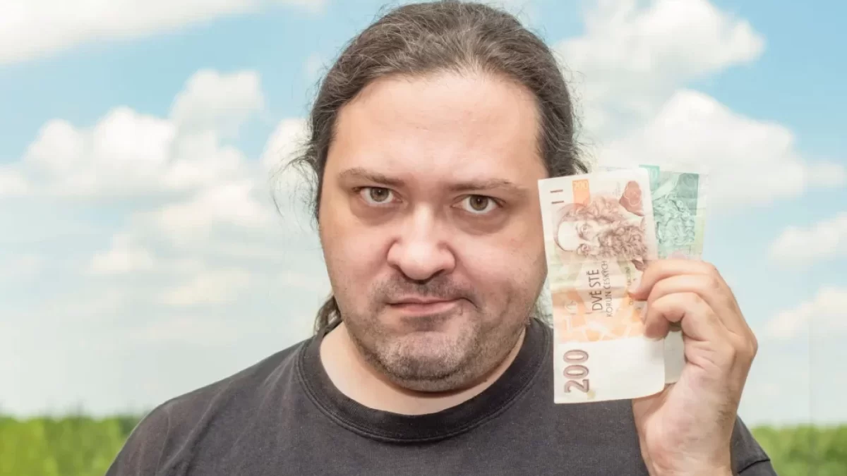 Muž se 300 korunami