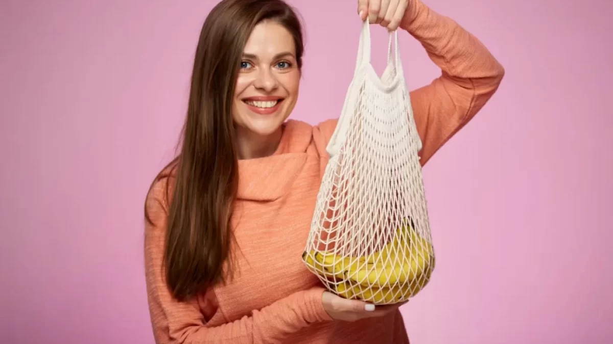 Žena se síťovkou