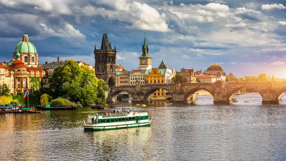 Řeka Vltava v Praze