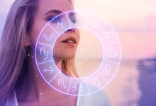 Žena a symbol znamení zvěrokruhu.