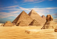 Egyptské pyramidy.
