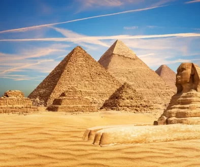 Egyptské pyramidy.